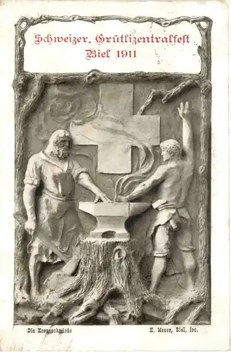 Biel - Schweiz. Grütlizentralfest 1911 -685788