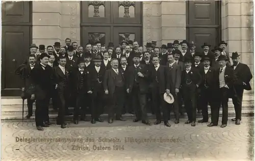 Zürich - Delgiertenversammlung des Schweiz. Lithographenbundes -685806