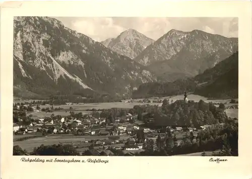 Ruhpolding, mit Sonntagshorn und Reifelberge -546968