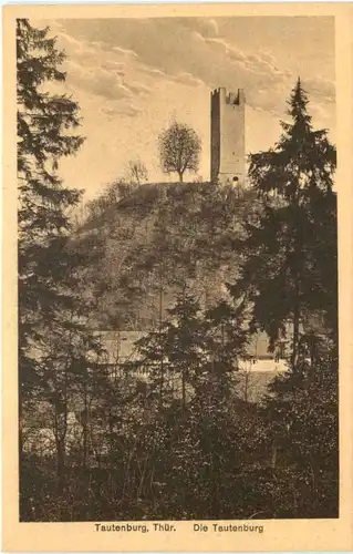 Tautenburg Thür., Die Tautenburg -546992