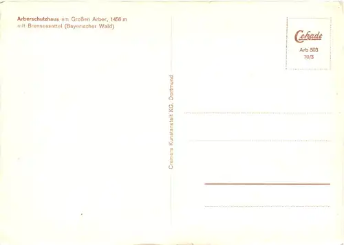 Arberschutzhaus am Grossen Arber -547006