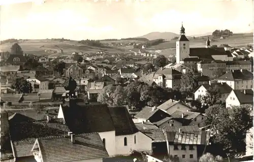 Regen, i.Hintergrund Degenhardtsiedlung mit Kronberg -547030