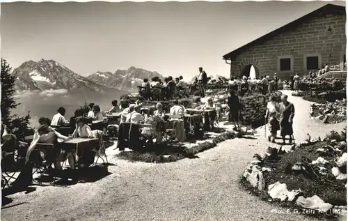 Kehlsteinhaus mit Watzmann und Hochkalter -548108