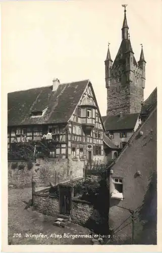 Wimpfen, Altes Bürgermeisterhaus -548172