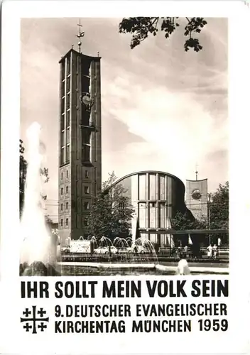 München, 9. Ev. Kirchentag 1959 -548098