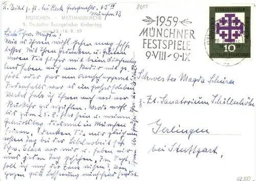 München, 9. Ev. Kirchentag 1959 -548098