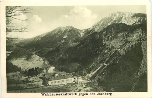 Walchenseekraftwerk gegen den Jochberg -548364