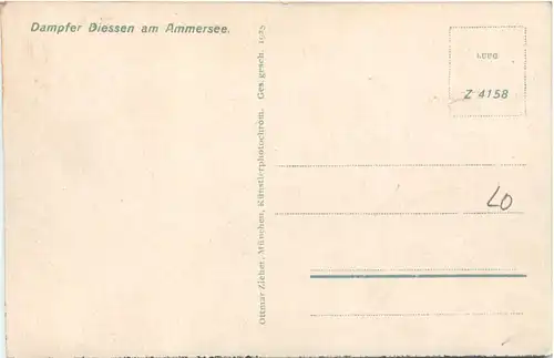 Am Ammersee, Dampfer Diessen -548568