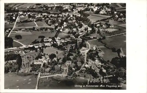 Utting am Ammersee, vom Flugzeug aus -548848