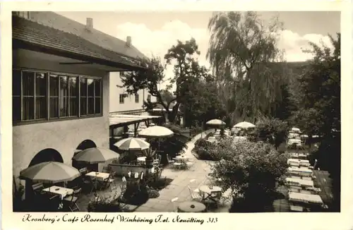 Neuötting, Kronbergs Cafe Rosenhof Winhöring -548954