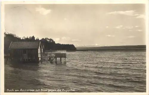 Buch am Ammersee, mit Blick gegen die Zugspitze -548682