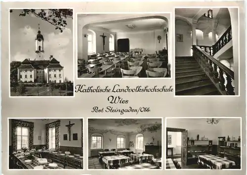 Wies b. Steingaden, kath. Landvolkshochschule, div. Bilder -548904