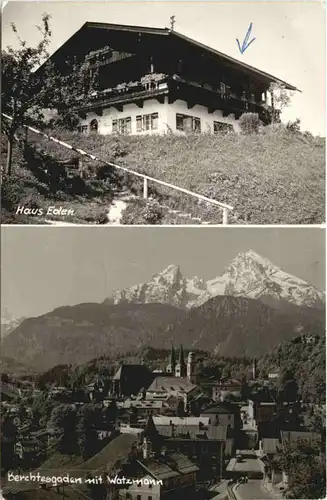 Berchtesgaden mit Watzmann, Haus Eden -548964