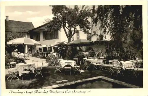 Neuötting, Kronbergs Cafe Rosenhof Winhöring -548952