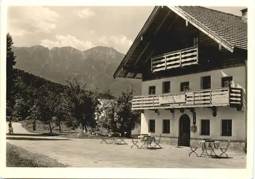 Bad Reichenhall, Gasthaus Cafe Staufenbrücke -548966