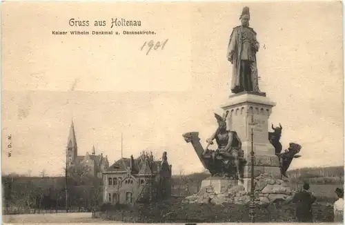 Gruss aus Holtenau, Kaiser Wilhelm-Denkmal -549018