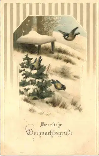 Weihnachten - Prägekarte -685974