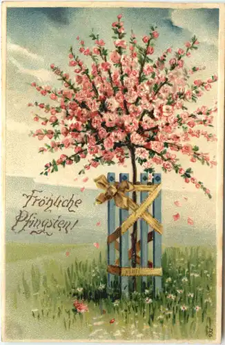 Pfingsten - Prägekarte -685972