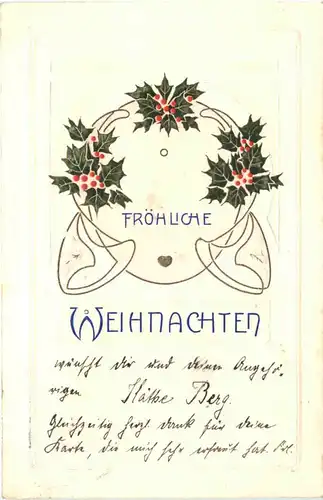 Weihnachten - Prägekarte -686006