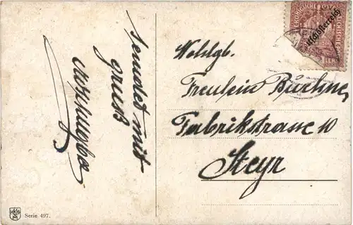 Neujahr - Künstler Ak Kutsche -686042