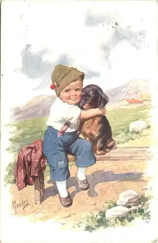 Kind mit Hund -686204