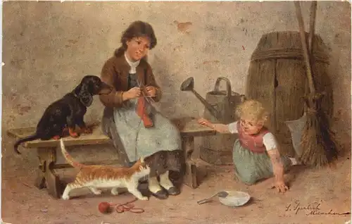 Künstler Ak Sperlich -686188