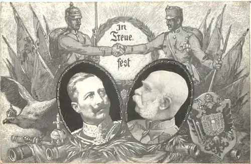 Kaiser Franz Josef und Wilhelm - In Treue fest -686412