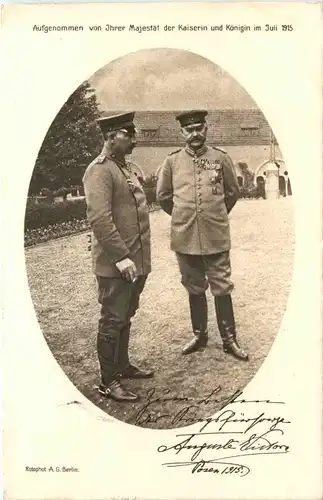 Kaiser Wilhelm II Hindenburg -686418