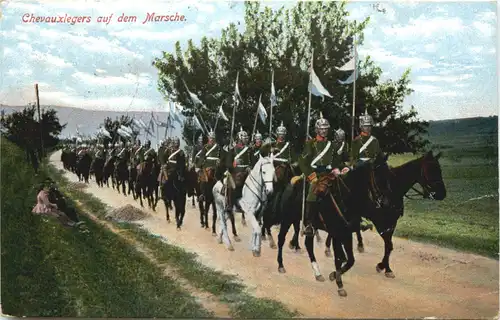 Chevauclegers auf dem Marsche -686550