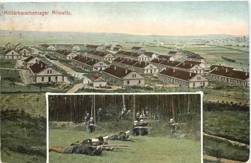 Militärbarackenlager Milowitz - Böhmen -686532