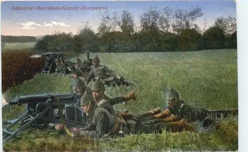 Infanterie Maschinen Gewehr Kompagnie - Feldpost -686518