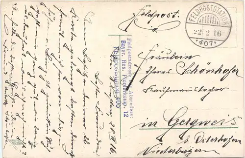 WW1 - Unsere Pioniere - Feldpost -686468