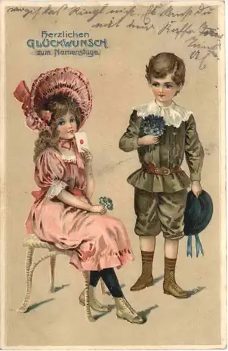 Namenstag - Kinder - Prägekarte -686796