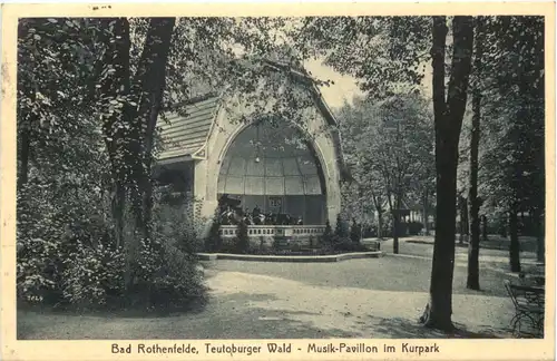 Bad Rothenfelde - Musik- Pavillon im Kurpark -687074