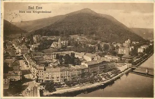 Bad Ems - Blick vom Kriegerdenkmal -687038