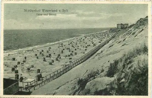 Nordseebad Westerland auf Sylt - Düne und Strand -687118