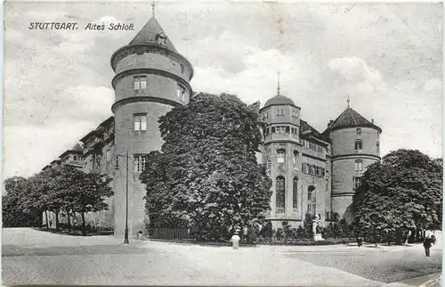 Stuttgart - Altes Schloss - Stempel -687082