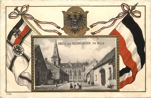 Gruss aus Neunkirchen - Kr. Melle - Litho Prägekarte -687200
