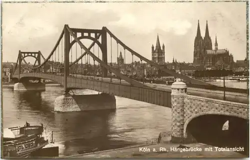 Köln am Rhein - Hängebrücke -687270