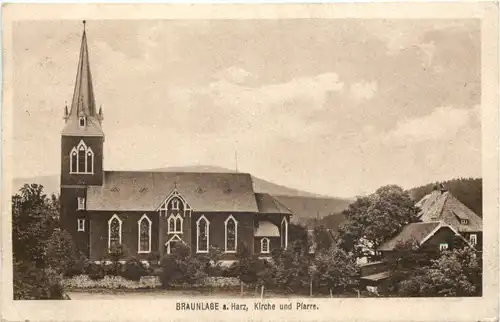 Braunlage a. Harz - Kirche und Pfarrei -687352