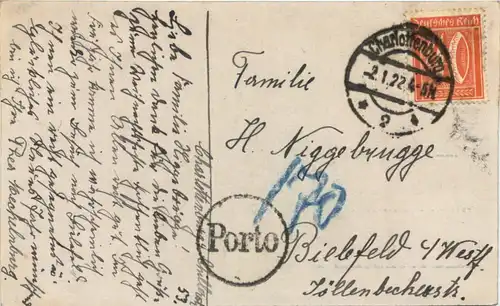 Neujahr - Kind mit Korb -687484