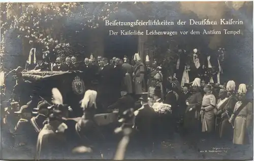 Beisetzungsfeier der Deutschen Kaiserin -687468