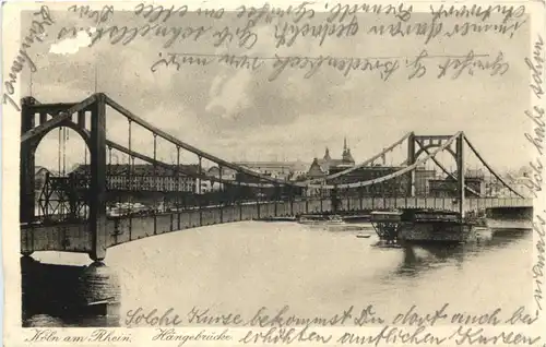 Köln - Hängebrücke -687402