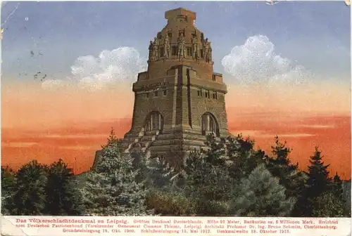 Völkerschlachtdenkmal zu Leipzig -687528