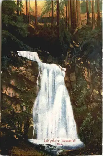 Spiegeltaler Wasserfall im Harz -687496