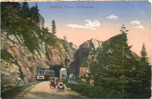 Schlucht Tunnel - Vogesen - Feldpost 6. Landwehr Div -687598