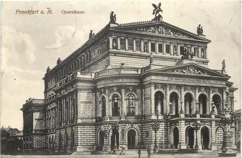 Frankfurt - Opernhaus - Feldpost inf Regiment 97 -687618