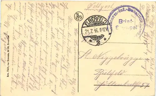 Mons - Hotel de Ville - Feldpost -687602