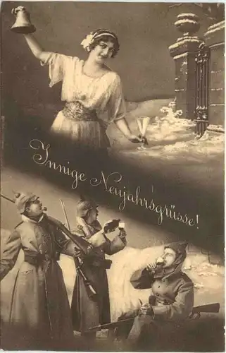 WW1 Innige Neujahrsgrüsse -687712