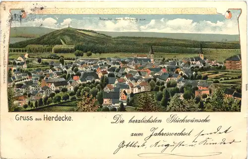 Gruss aus Herdecke - Litho -687742